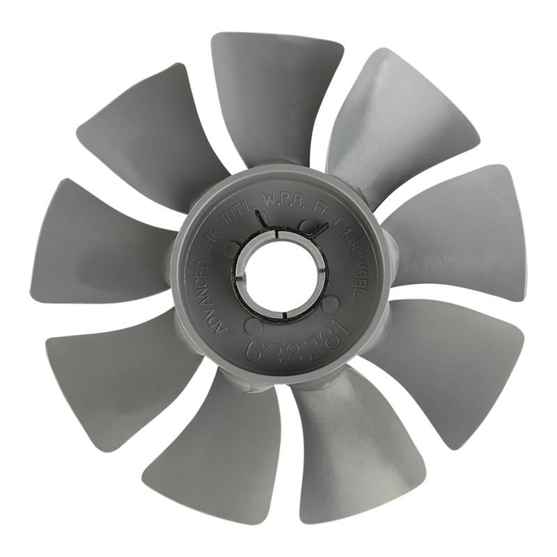 Szary wentylator Thomas 2650 i 2660 - wał 3/4" 638281
