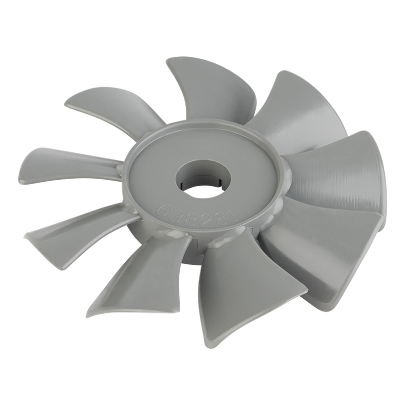Szary wentylator Thomas 2650 i 2660 - wał 3/4" 638281