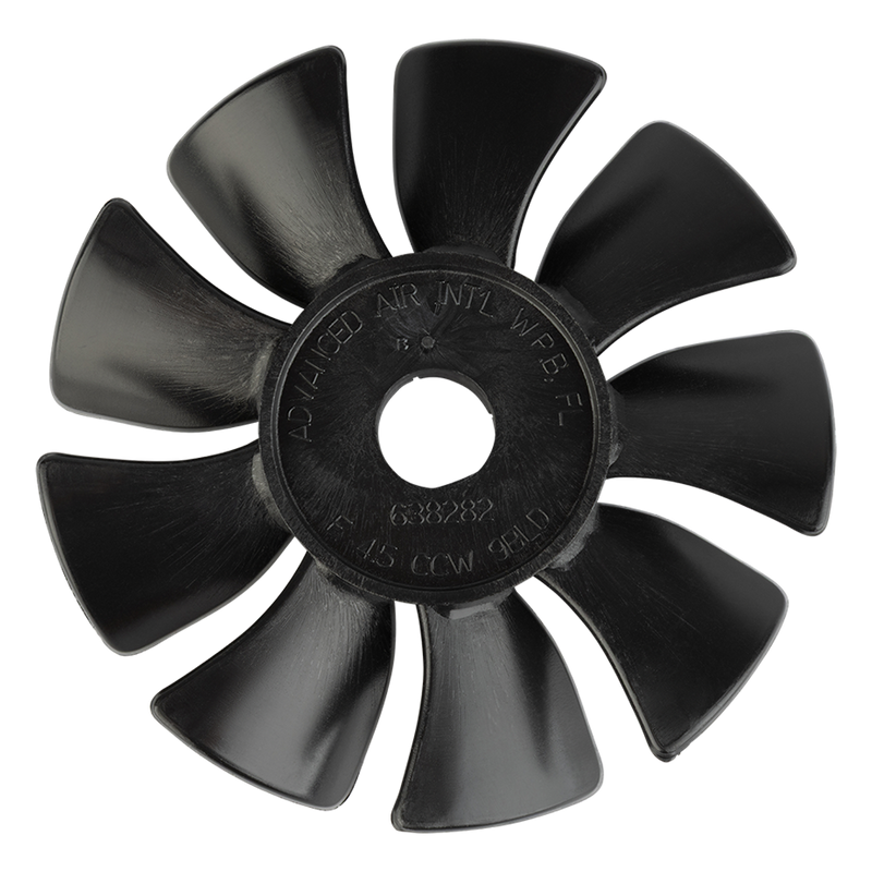 Czarny wentylator Thomas 2650 i 2660 - wał 3/4" 638282