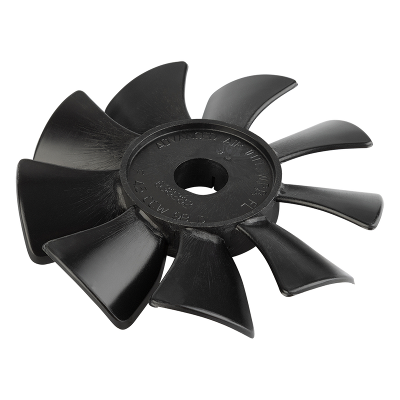 Czarny wentylator Thomas 2650 i 2660 - wał 3/4" 638282