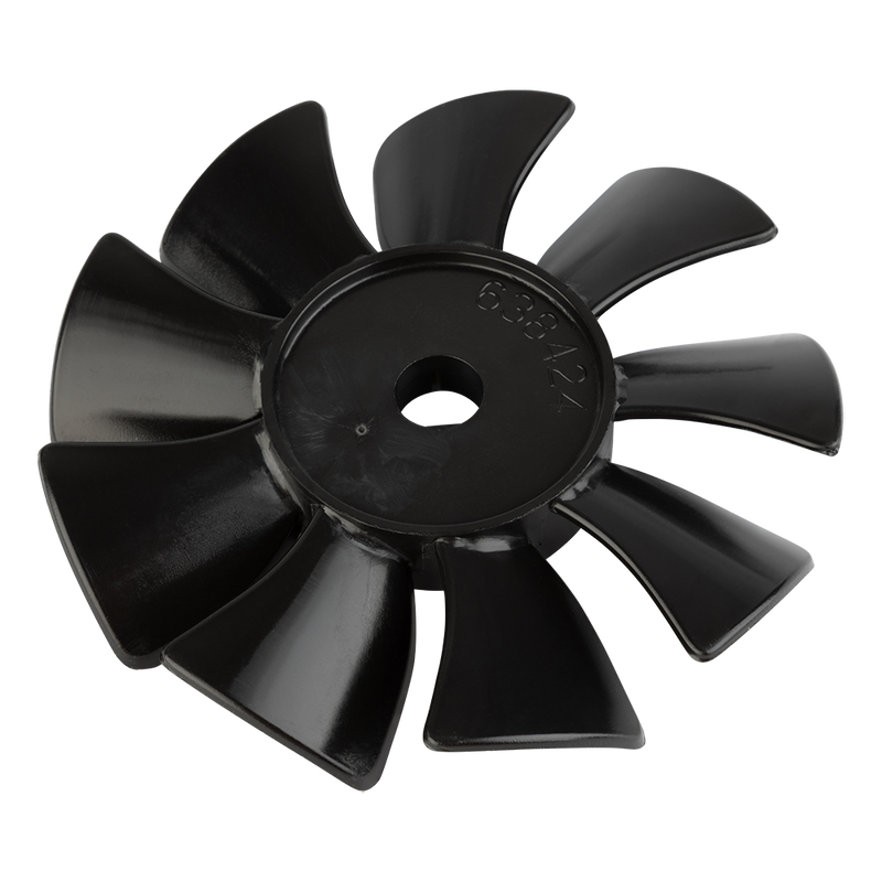 Czarny wentylator Thomas 2650 i 2660 - wał 1/2" 638424