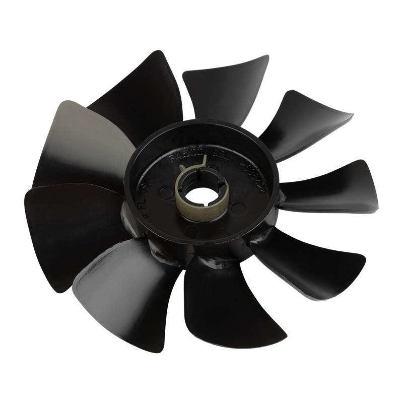 Czarny wentylator Thomas 2650 i 2660 - wał 1/2" 638424